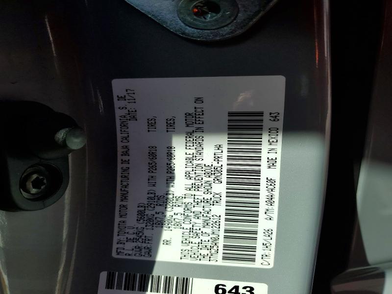 2018 Toyota Tacoma Limited