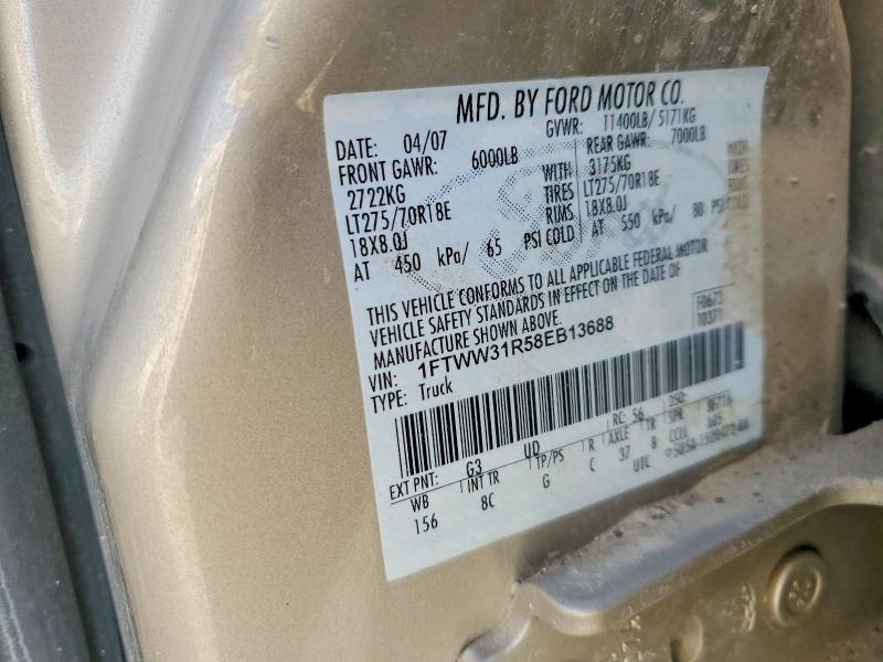 2008 Ford F350 SRW Super Duty