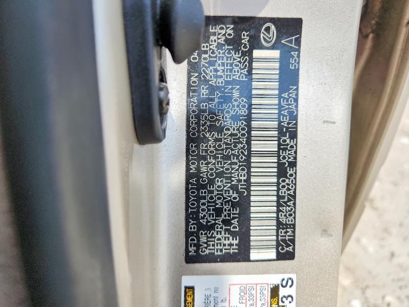 2004 Lexus Is 300 Base