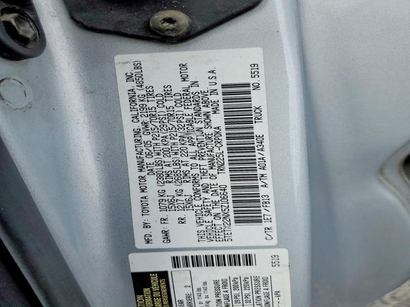 2005 Toyota Tacoma Access cab
