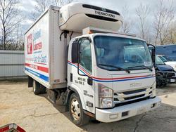 Salvage trucks for sale at Elgin, IL auction: 2019 Isuzu NPR XD