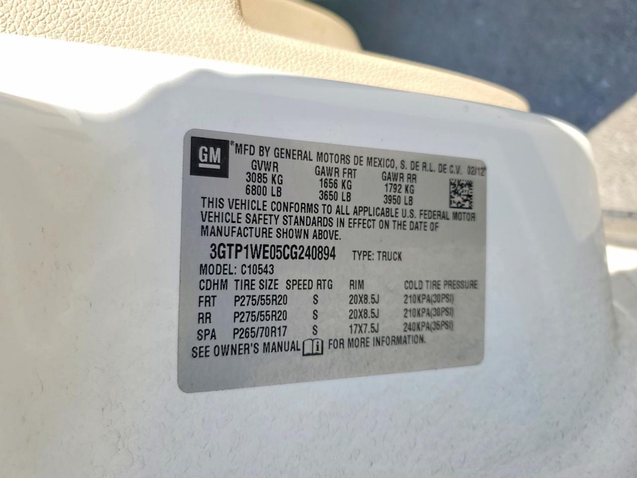 2012 GMC Sierra C1500 SLT