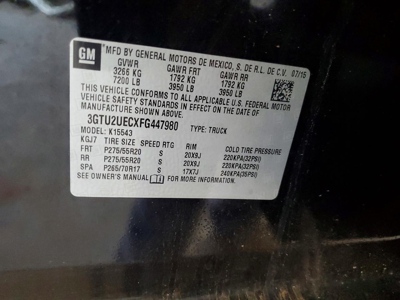 2015 GMC Sierra K1500 SLE
