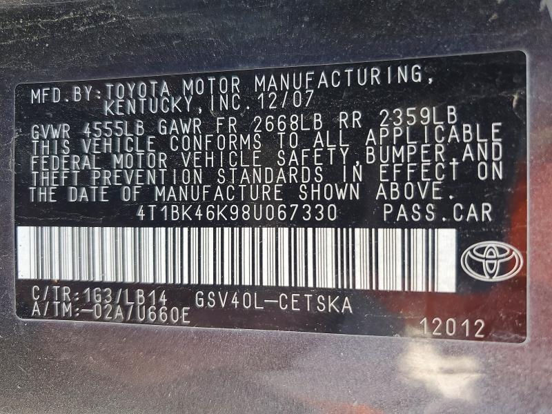 2008 Toyota Camry se V6