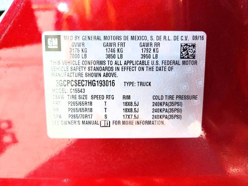 2017 Chevrolet Silverado C1500 LTZ