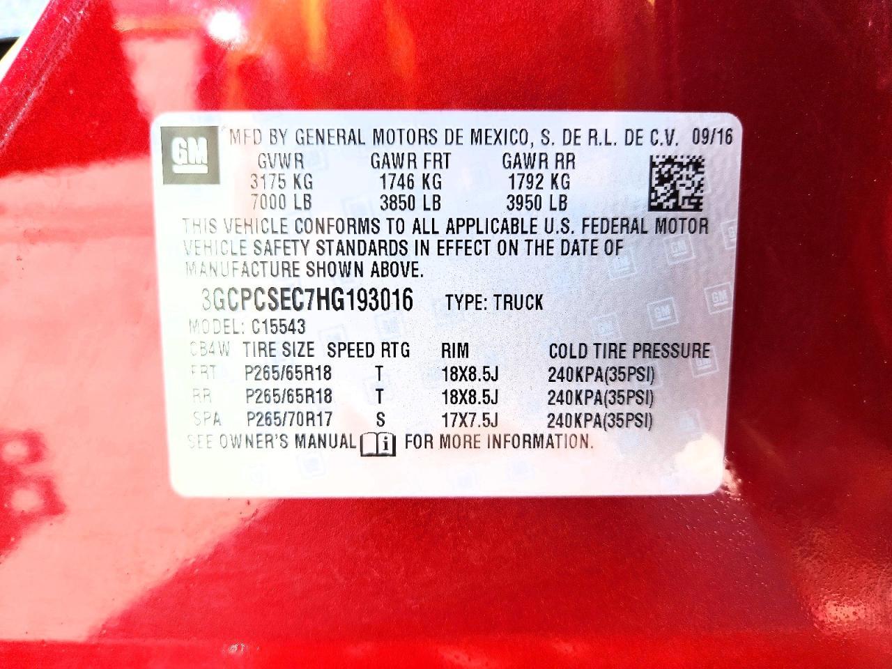 2017 Chevrolet Silverado C1500 LTZ