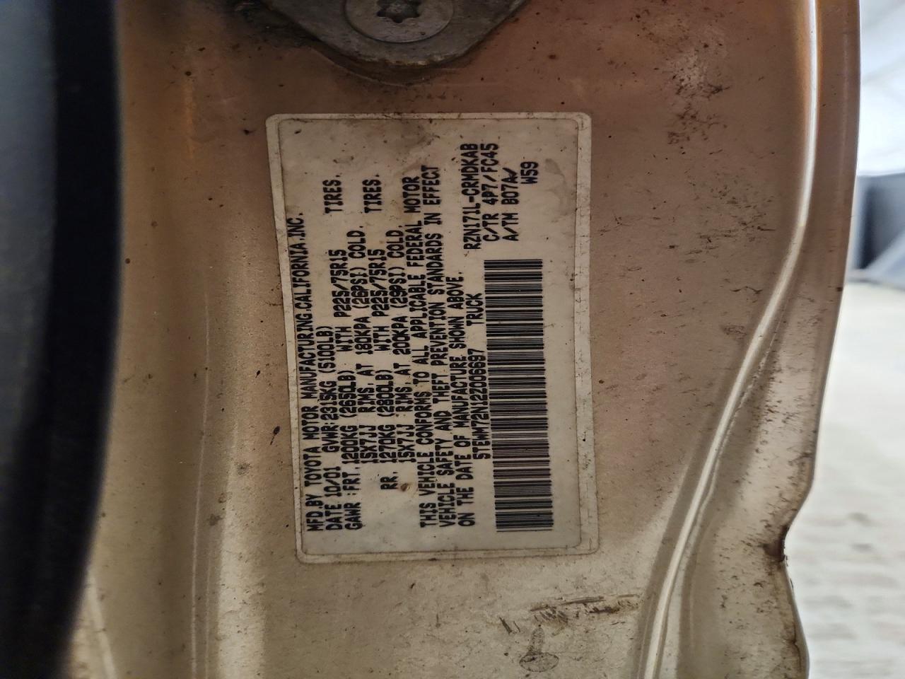 2002 Toyota Tacoma Base