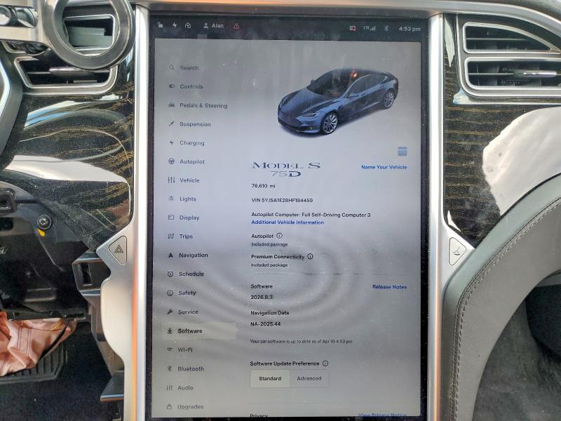 2017 Tesla Model s 70D