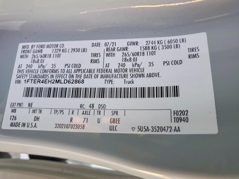 2021 Ford Ranger xl