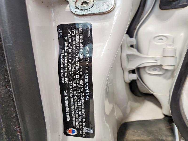 2012 Fisker Automotive Karma Sport