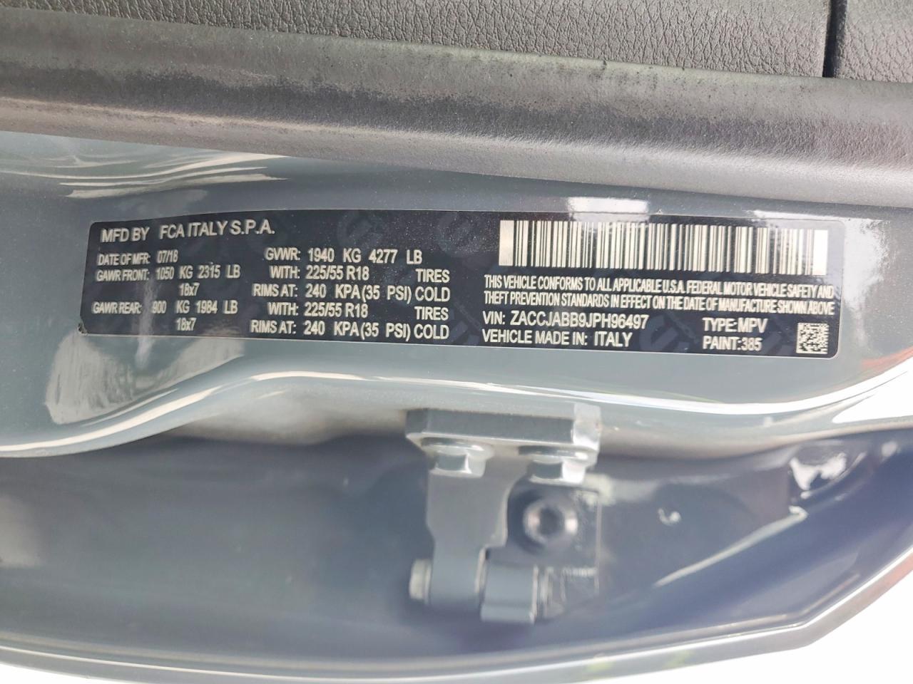 2018 Jeep Renegade Latitude