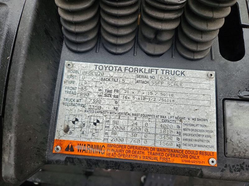2014 Toyota 2014 Toyt Forklift