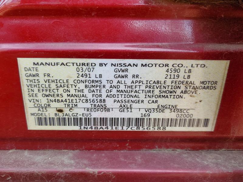 2007 Nissan Maxima 3.5 se