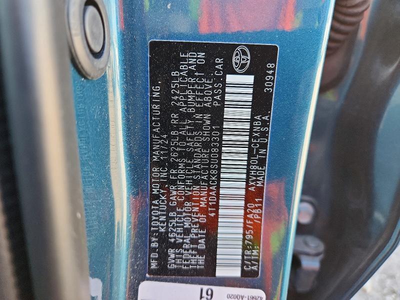 2025 Toyota Camry le