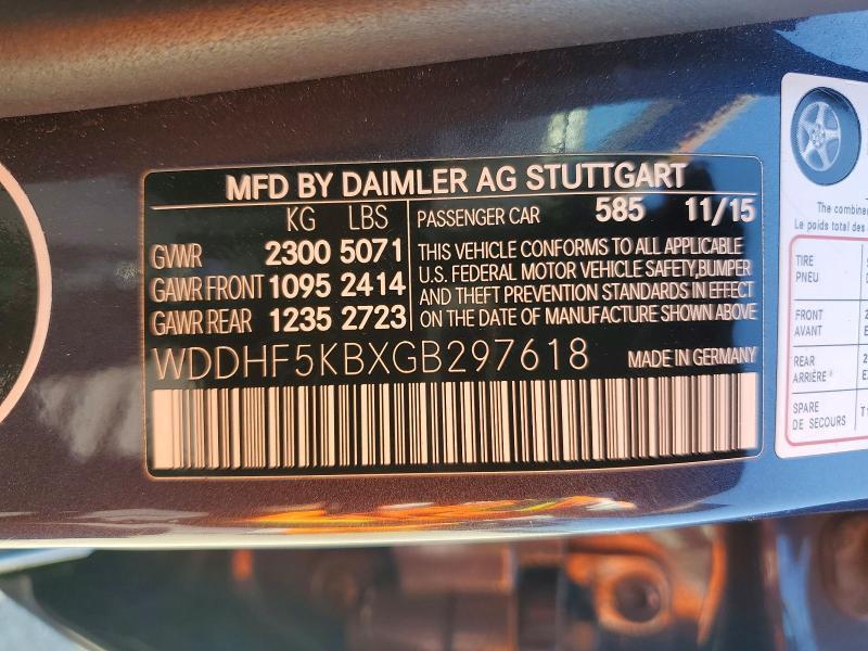 2016 Mercedes-Benz E 350