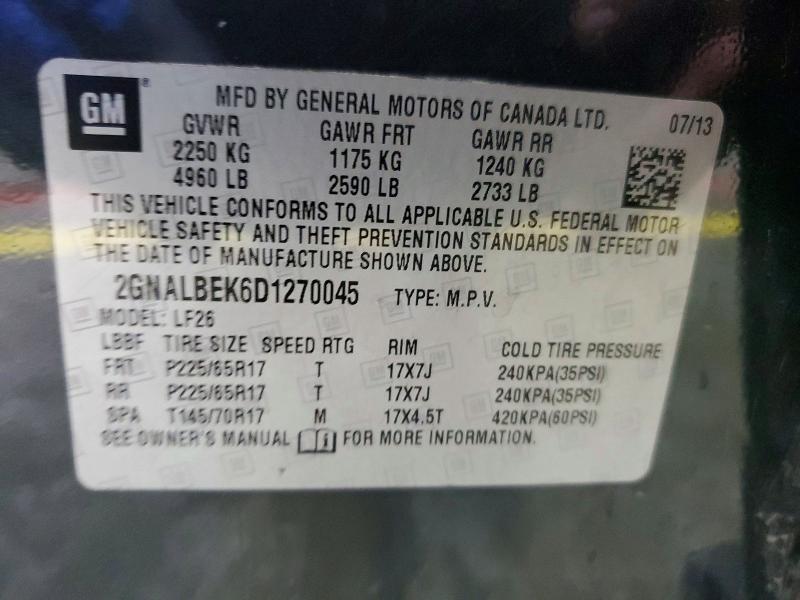 2013 Chevrolet Equinox ls