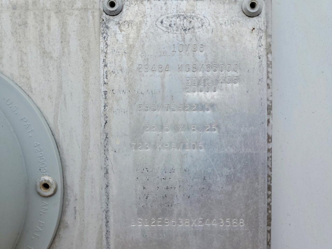 1999 Strick DRY Van Trailer