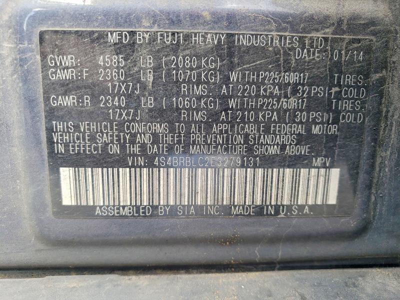 2014 Subaru Outback 2.5i Limited