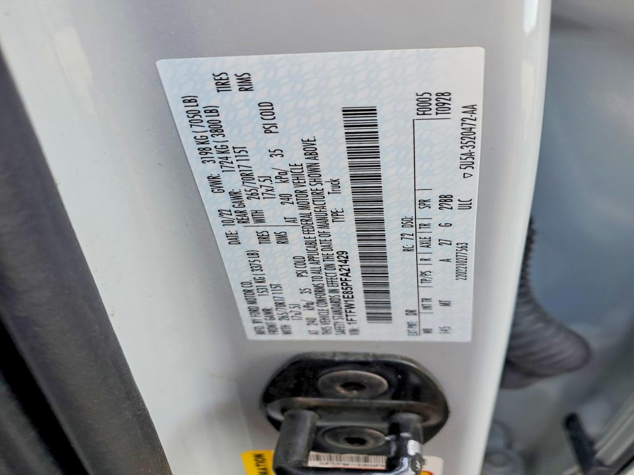 2023 Ford F150 Supercrew