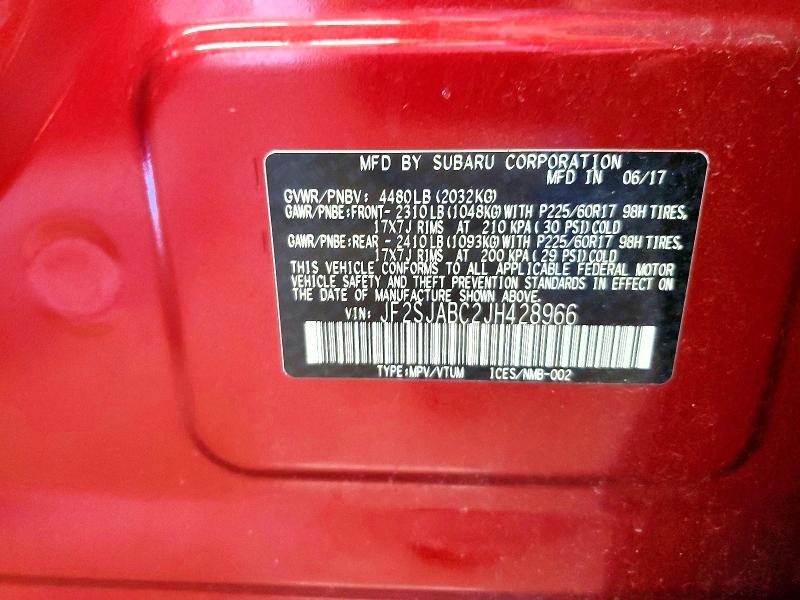 2018 Subaru Forester 2.5i