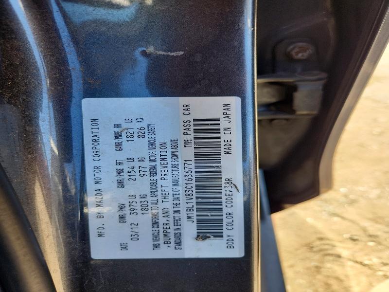 2012 Mazda 3 I