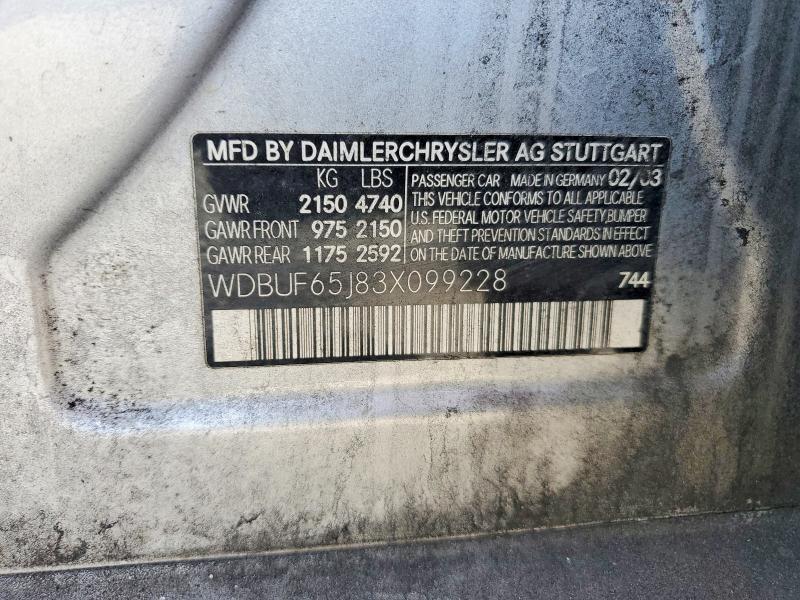 2003 Mercedes-Benz E 320