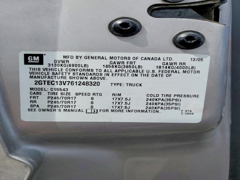 2006 GMC New Sierra C1500