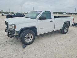 Salvage cars for sale from Copart New Braunfels, TX: 2016 GMC Sierra C1500