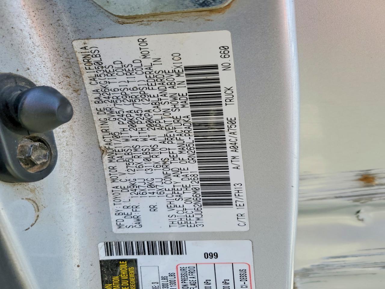 2006 Toyota Tacoma Double Cab Prerunner