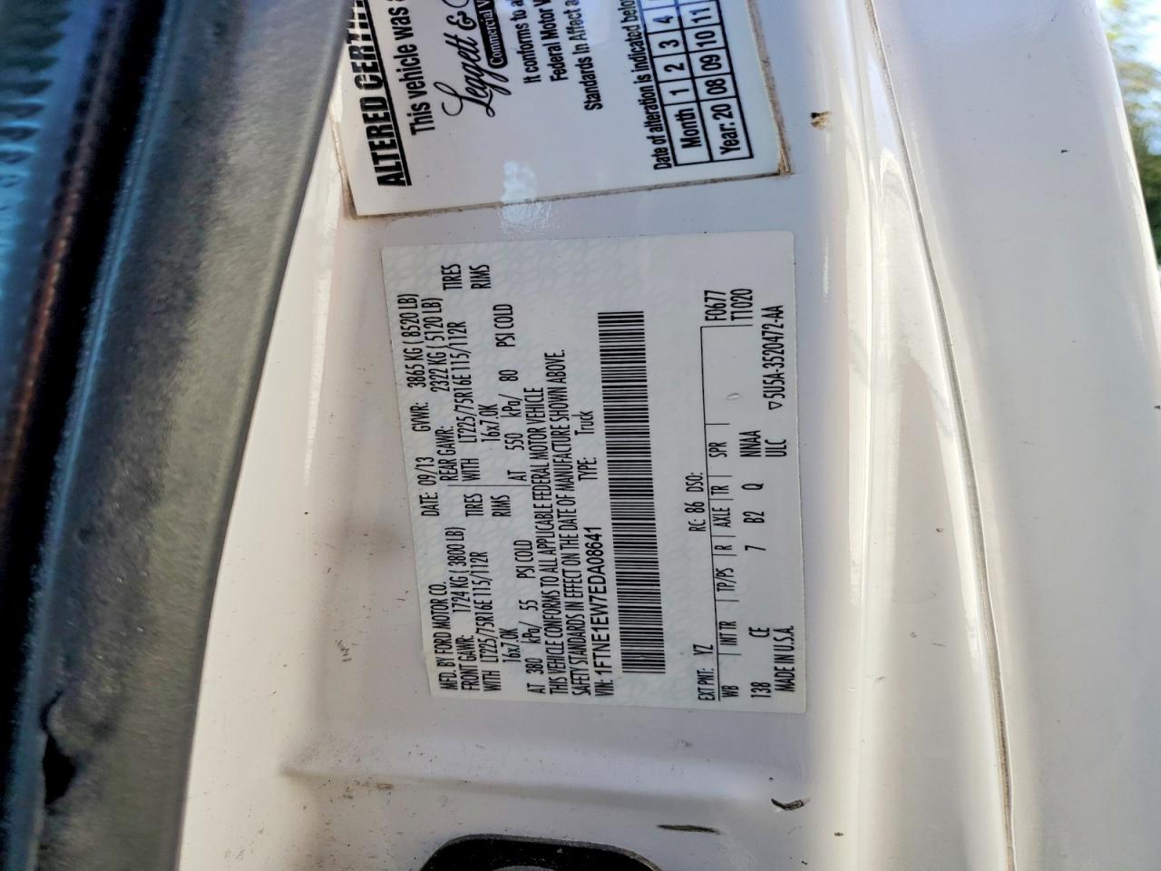 2014 Ford Econoline E150 van