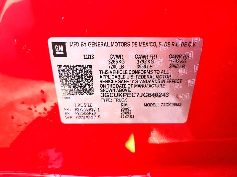 2018 Chevrolet Silverado K1500 Custom