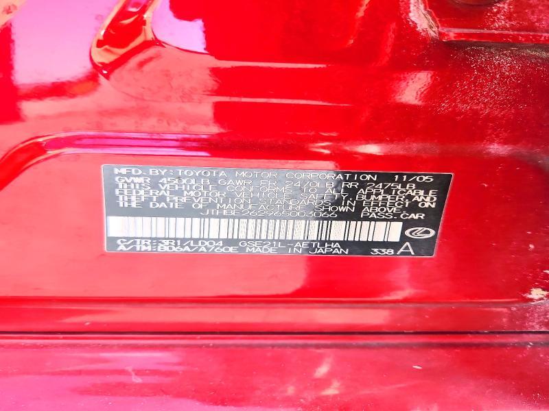 2006 Lexus Is 350