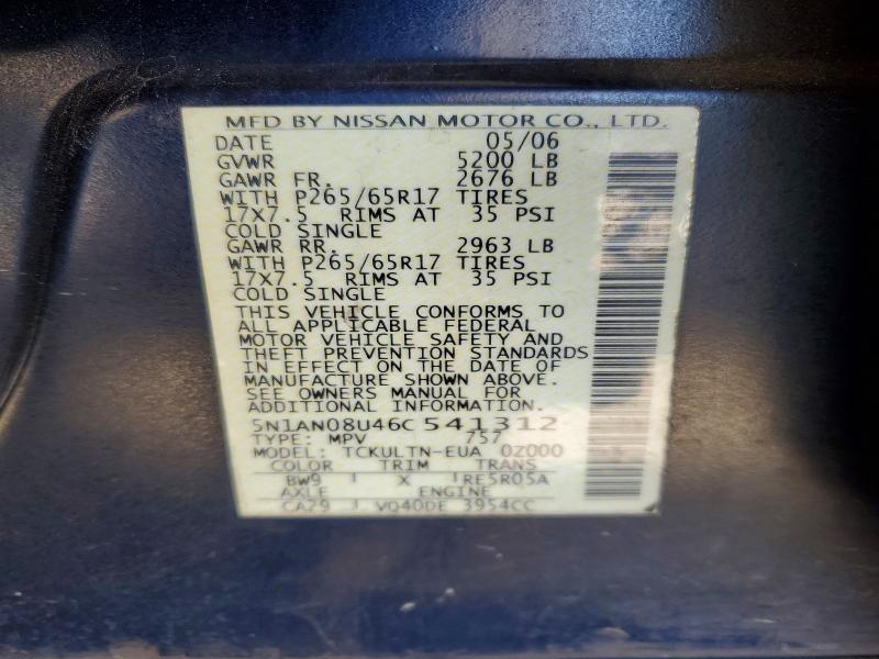 2006 Nissan Xterra x