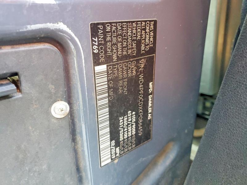 2019 Mercedes-Benz Sprinter 2500 Delivery Van