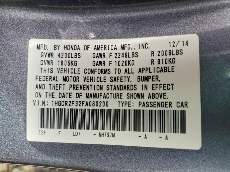 2015 Honda Accord lx