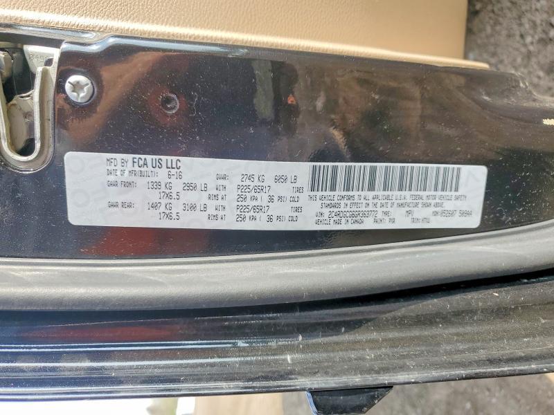 2016 Dodge Grand Caravan sxt