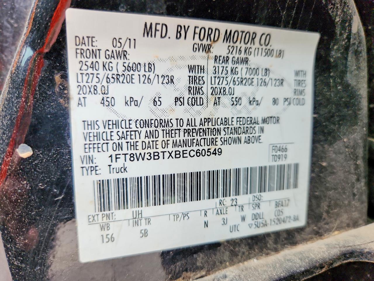 2011 Ford F350 Super Duty