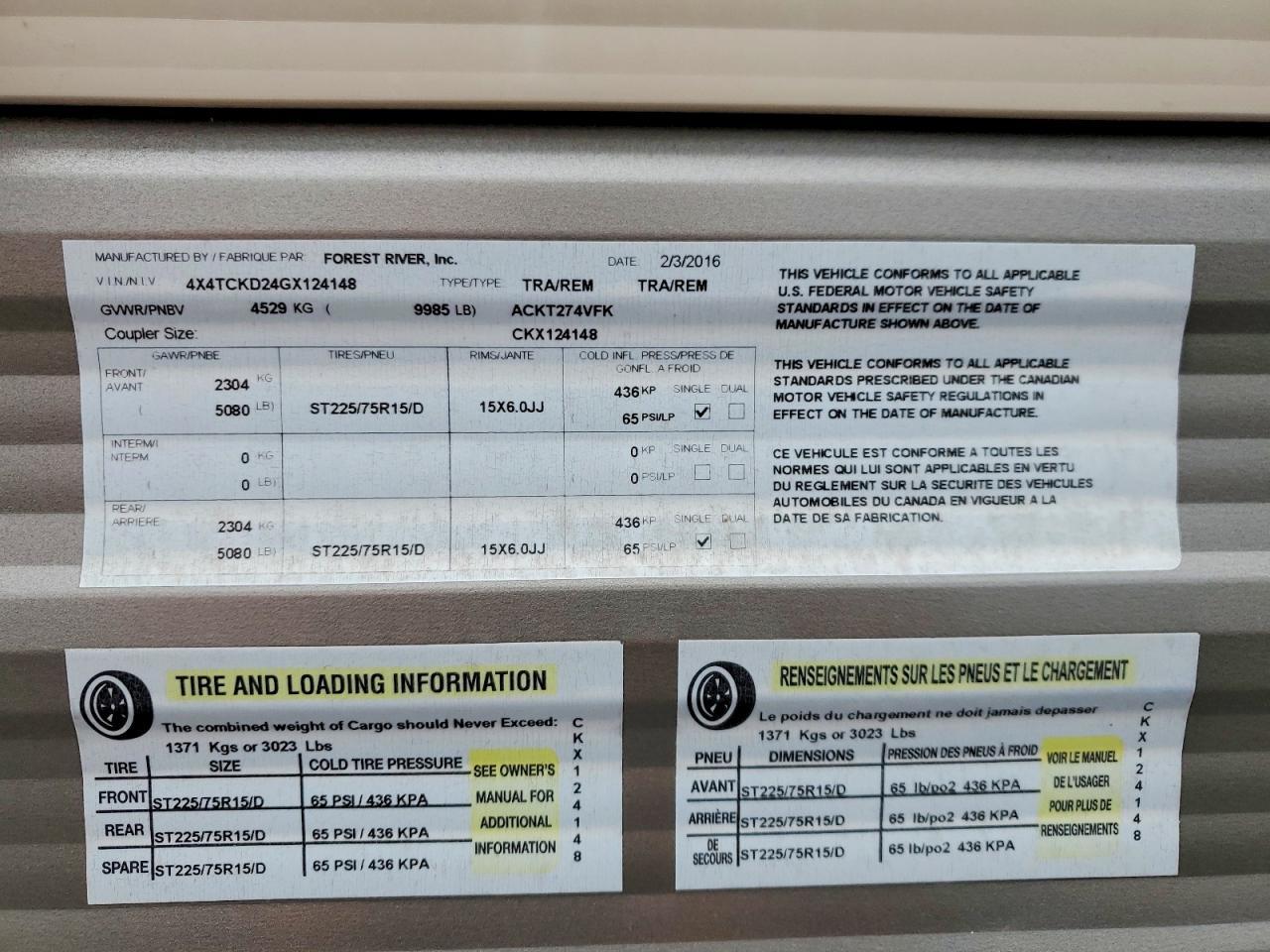 2016 Foresriver 2016 Forest River Cherokee Camper