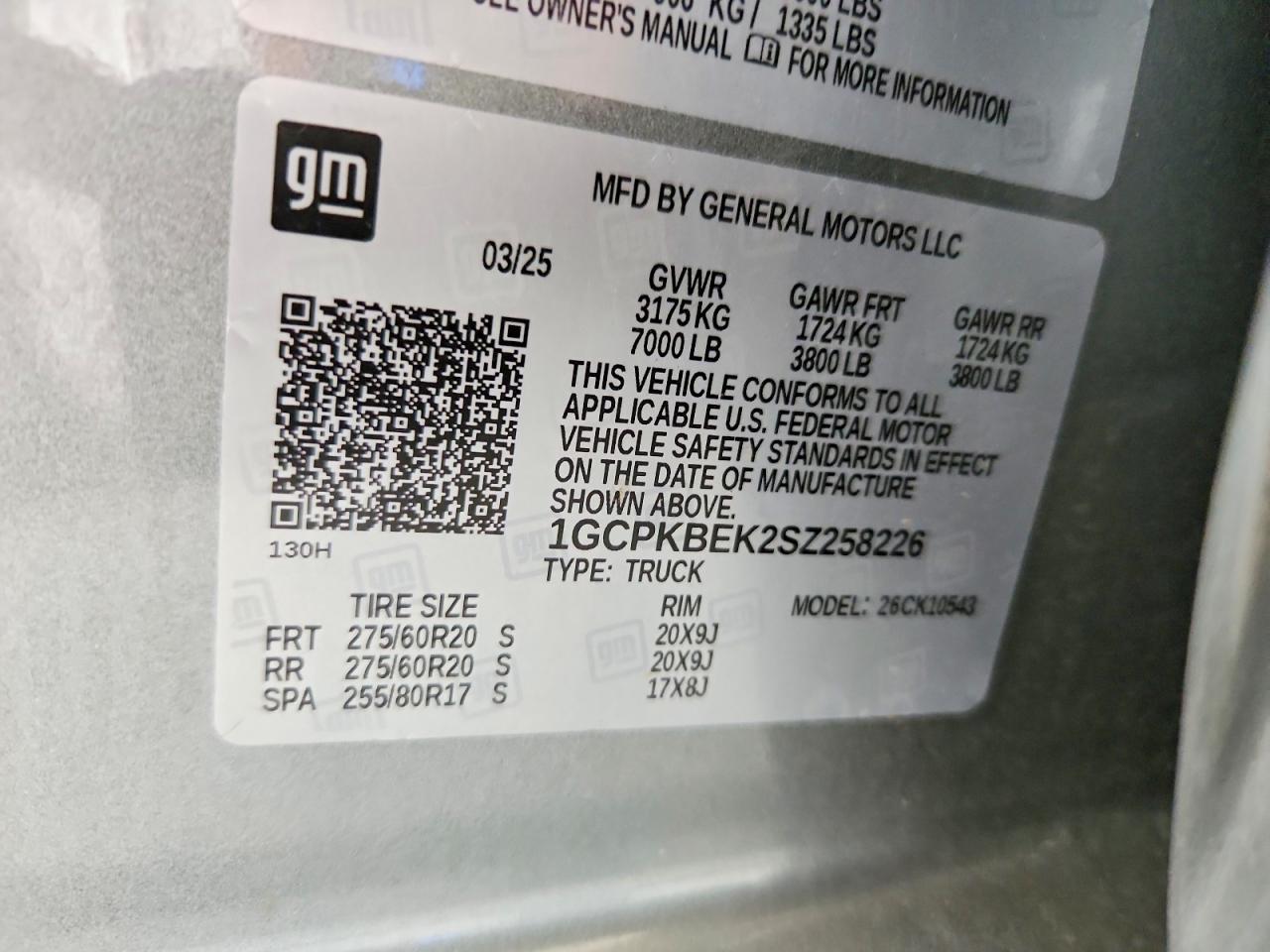 2025 Chevrolet Silverado K1500 Custom