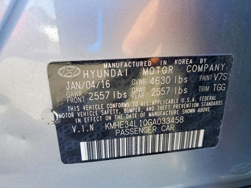 2016 Hyundai Sonata Hybrid Limited