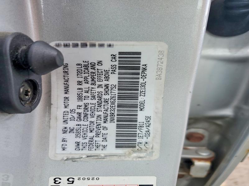 2006 Toyota Corolla le