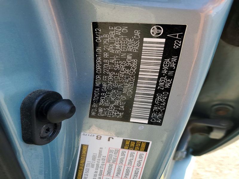 2012 Toyota Prius two