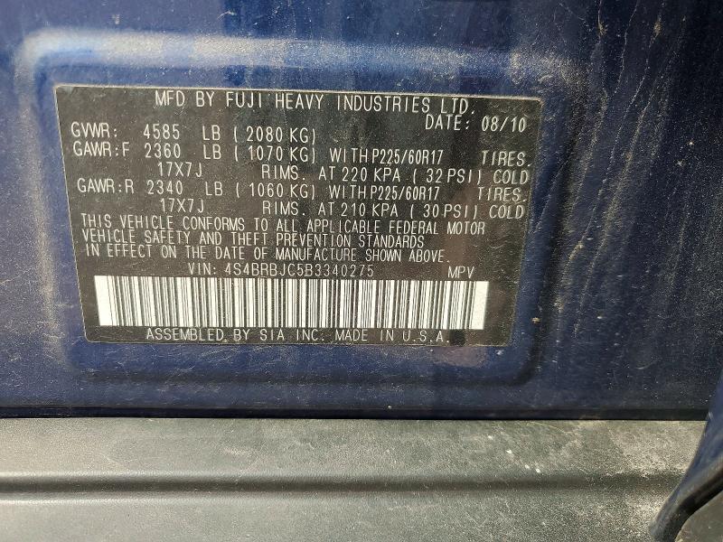 2011 Subaru Outback 2.5i Limited