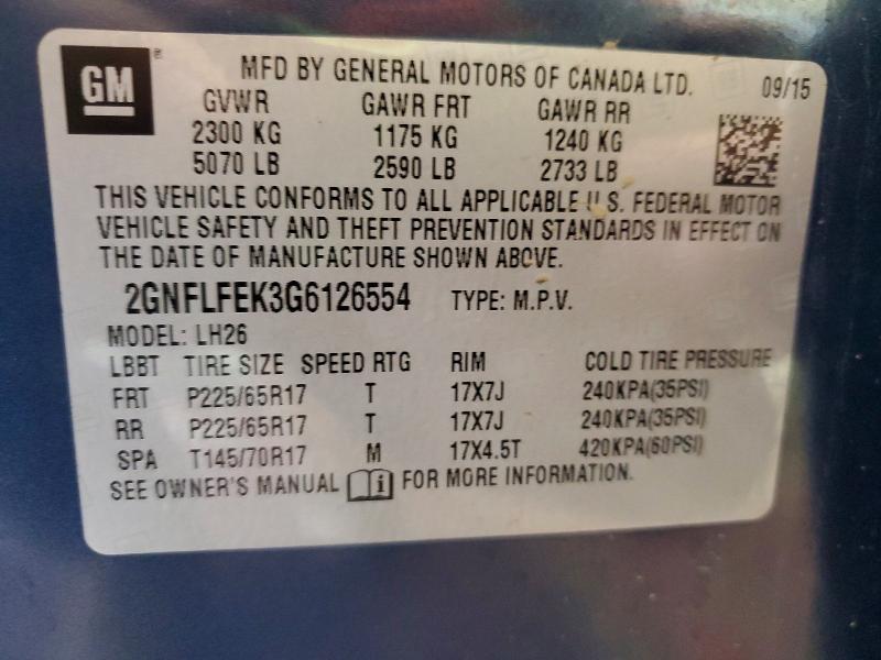 2016 Chevrolet Equinox lt