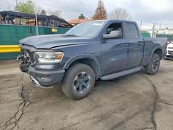 Salvage trucks for sale at Denver, CO auction: 2019 Dodge RAM 1500 Rebel