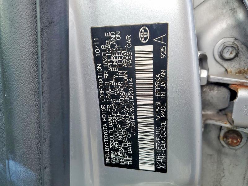 2012 Toyota Yaris Fleet