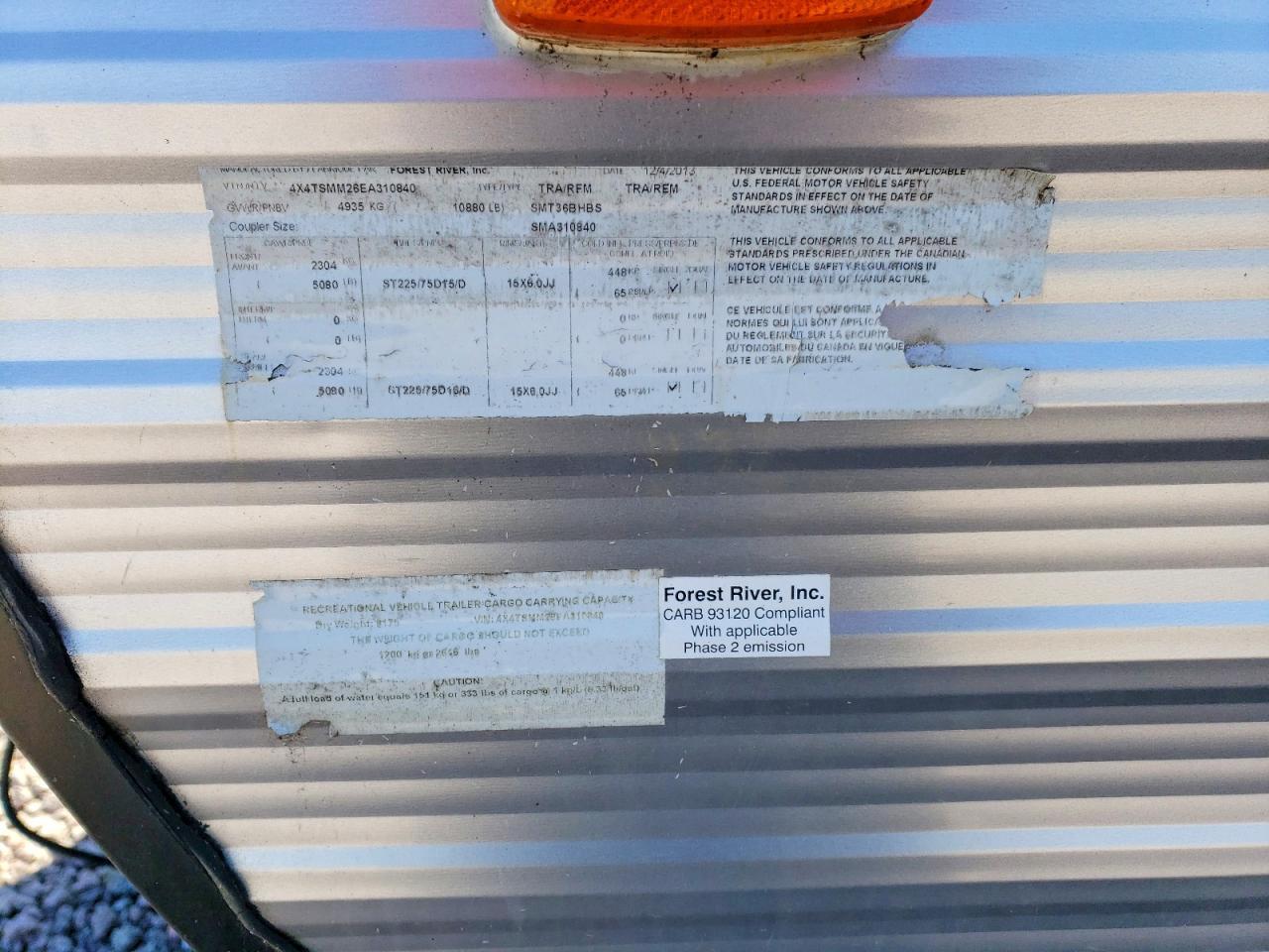 2014 Forest River Salem Travel Trailer