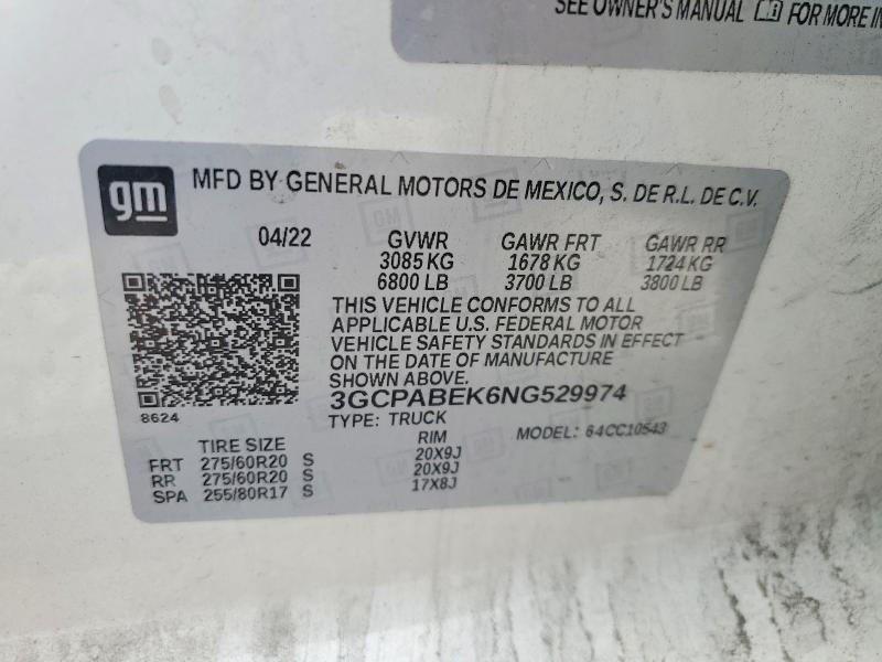 2022 Chevrolet Silverado C1500 Custom