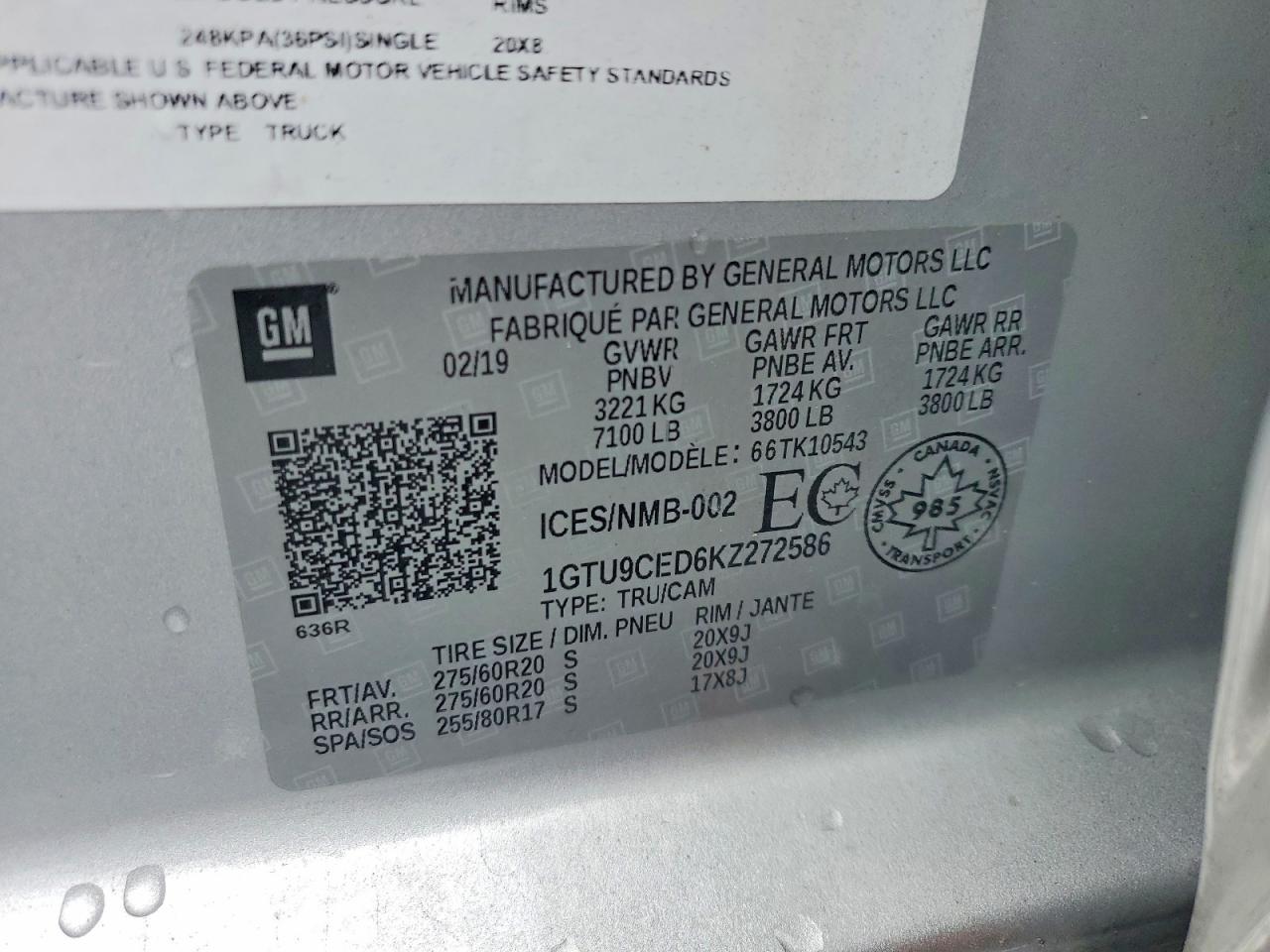 2019 GMC Sierra K1500 Elevation