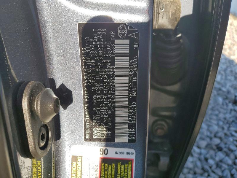 2014 Toyota Corolla le